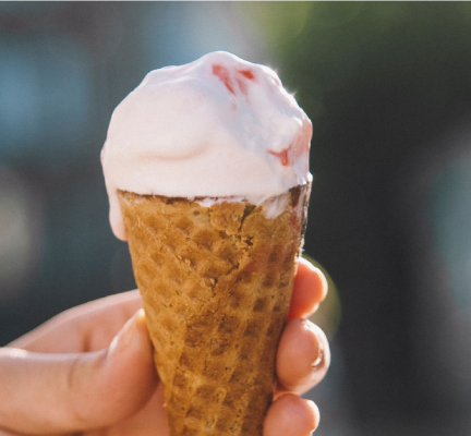 dine - ice cream in a cone